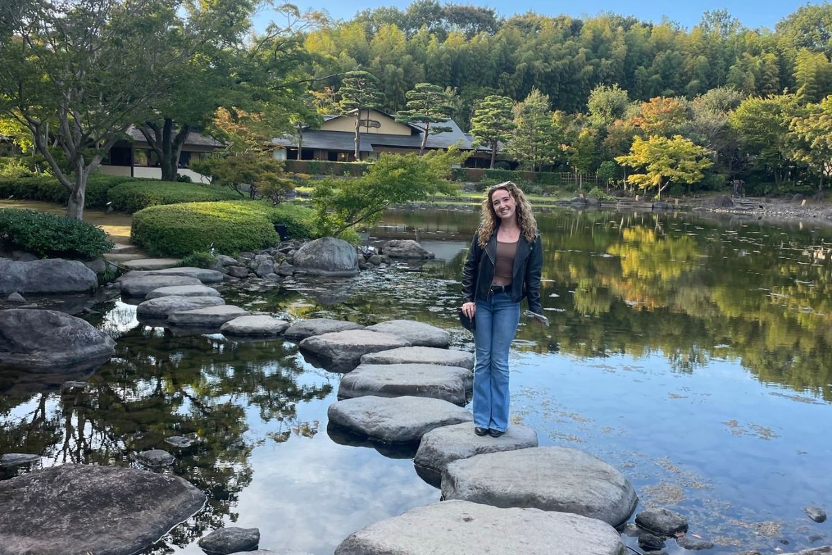 Charlotte discovering Japan’s stunning landscapes, immersing herself in nature and culture