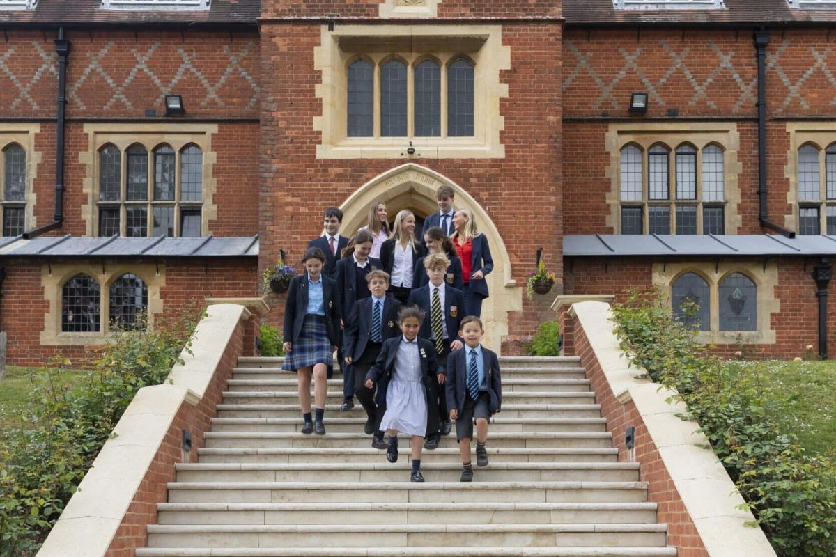 Cranleigh School campus set within beautiful natural surroundings, designed to inspire learning and wellbeing