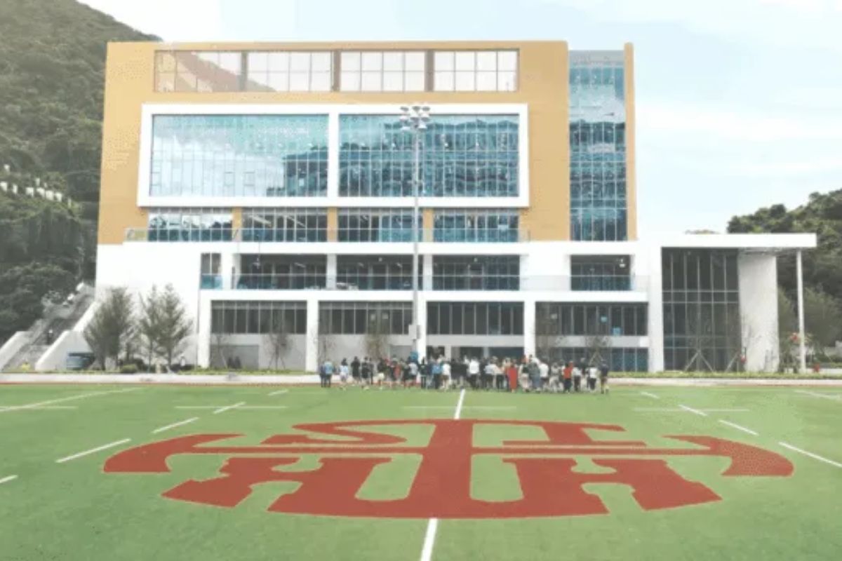 HKIS Dragon Center athletics facilities swimming pool and gymnasium 
