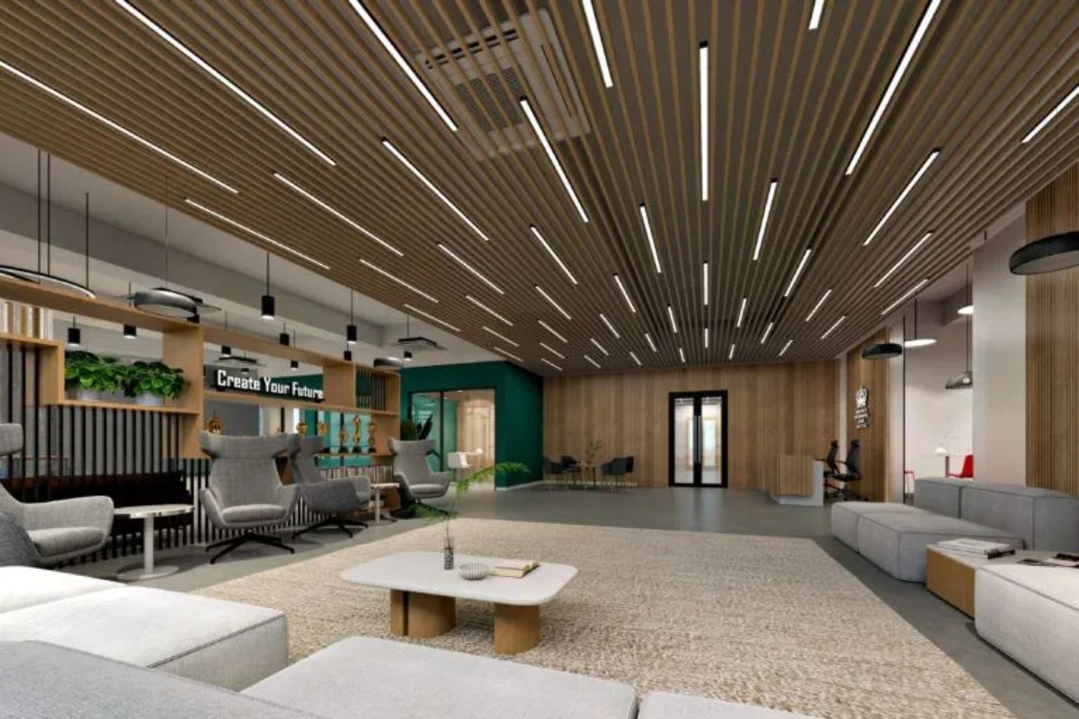 Nord Anglia Sixth Form Centre Hong Kong collaborative study space 
