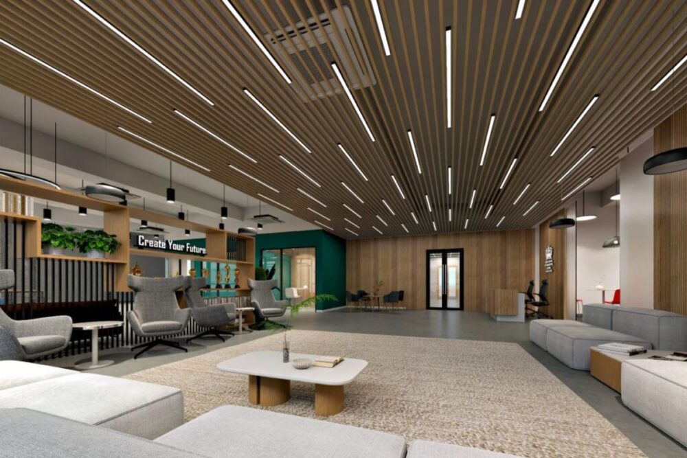 Students benefit from collaborative and flexible learning spaces at the Nord Anglia Sixth Form Centre in Hong Kong