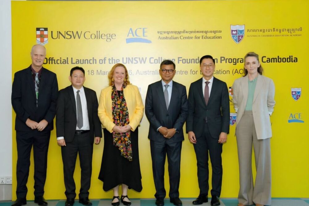 The launch event was attended by senior government officials and international stakeholders, presided over by Deputy Prime Minister and Minister of Education Hang Chuon Naron, Australian Ambassador Derek Yip, IDP Education