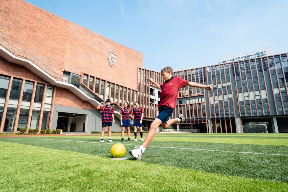 Sport, the arts and community initiatives play an important role in bringing together pupils from more than 20 nationalities across the school