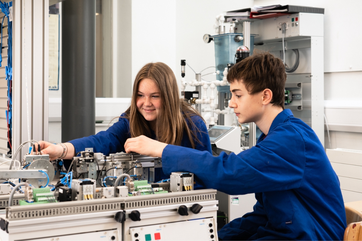 Senior students engage in academic learning and activities as they prepare for future IGCSE and A Level pathways
