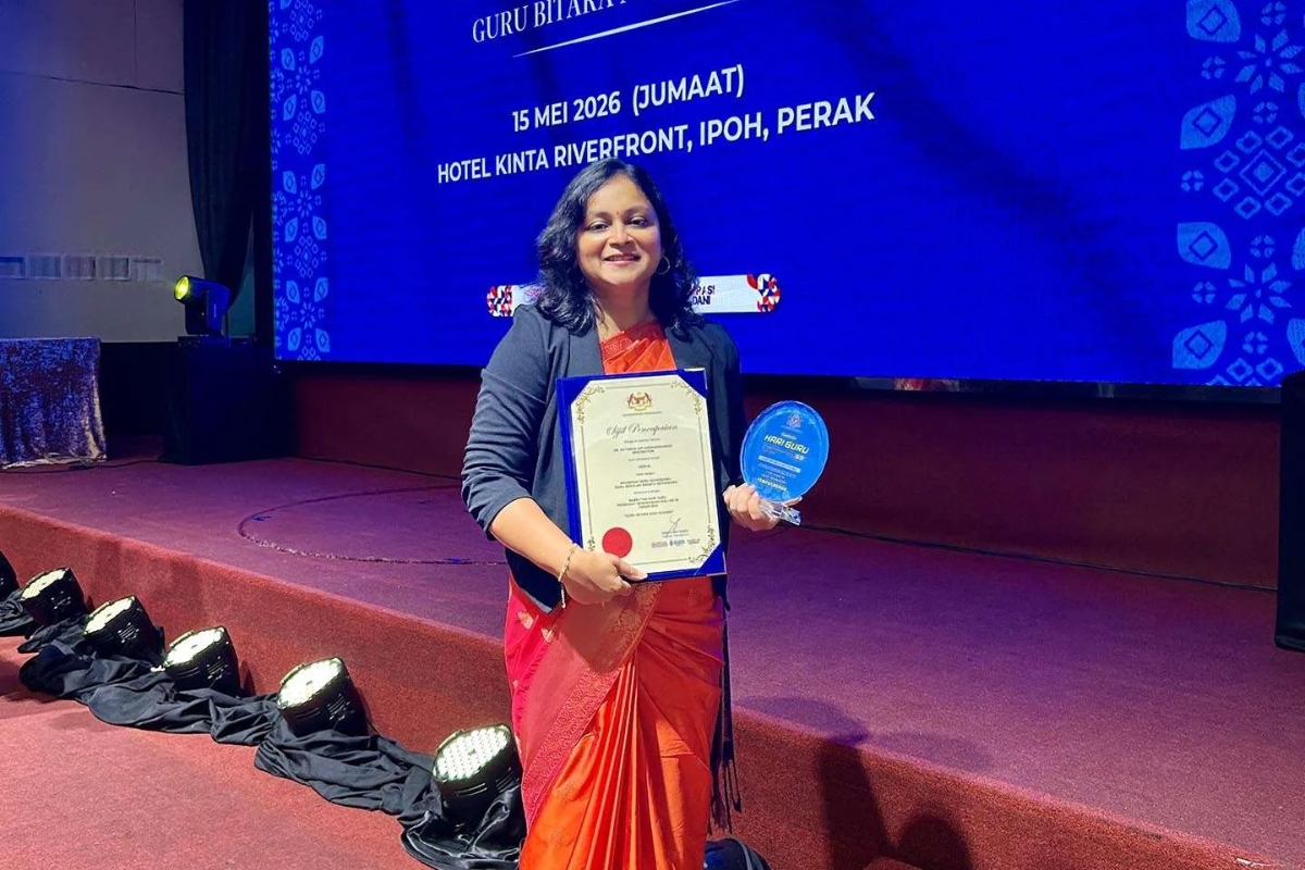 Dr Sathisha Goonasakaran, Head of STEAM (Science, Technology, Engineering, Arts and Mathematics) at Tenby Schools Penang received the prestigious National Award for Outstanding Teacher in the Private School Sector