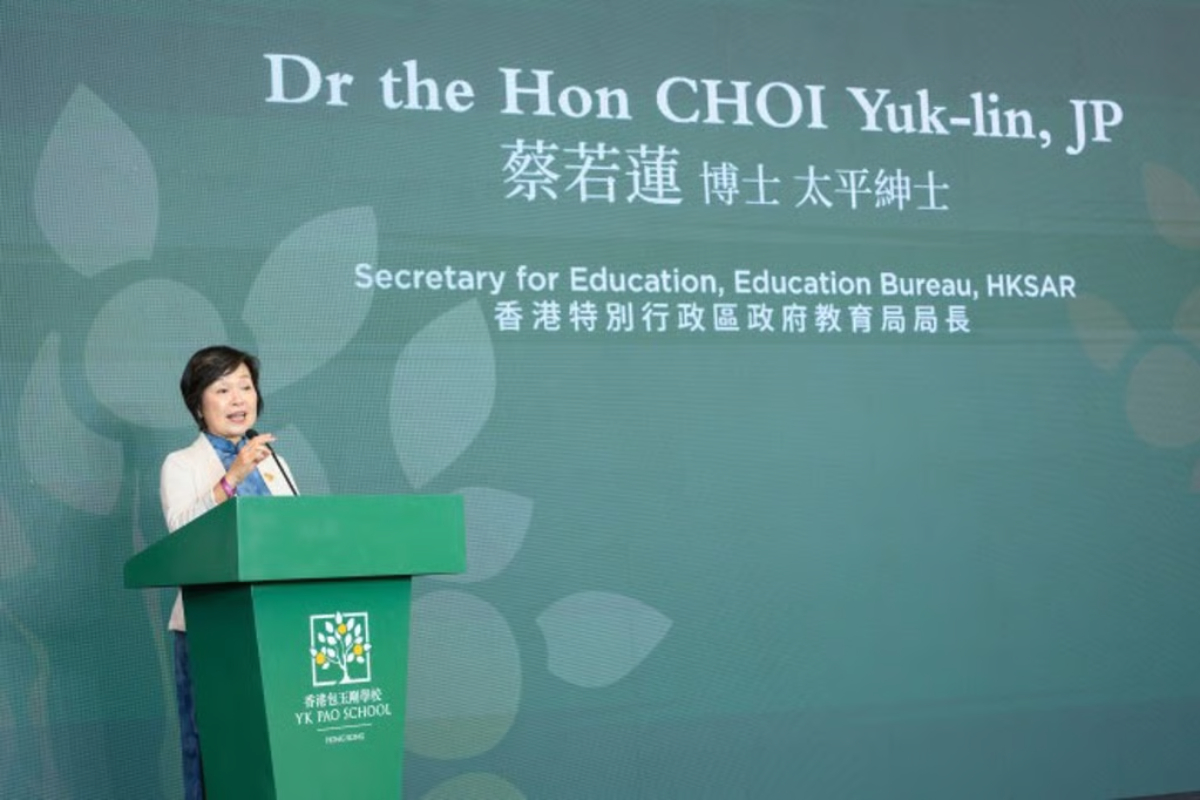 Dr Christine Choi, JP, Secretary for Education, Education Bureau, emphasised the vision for building Hong Kong as an International Education Hub.