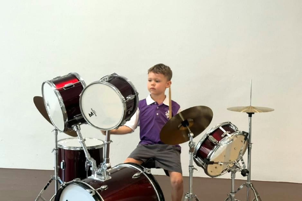 Music activities give children opportunities to develop creativity, coordination and confidence