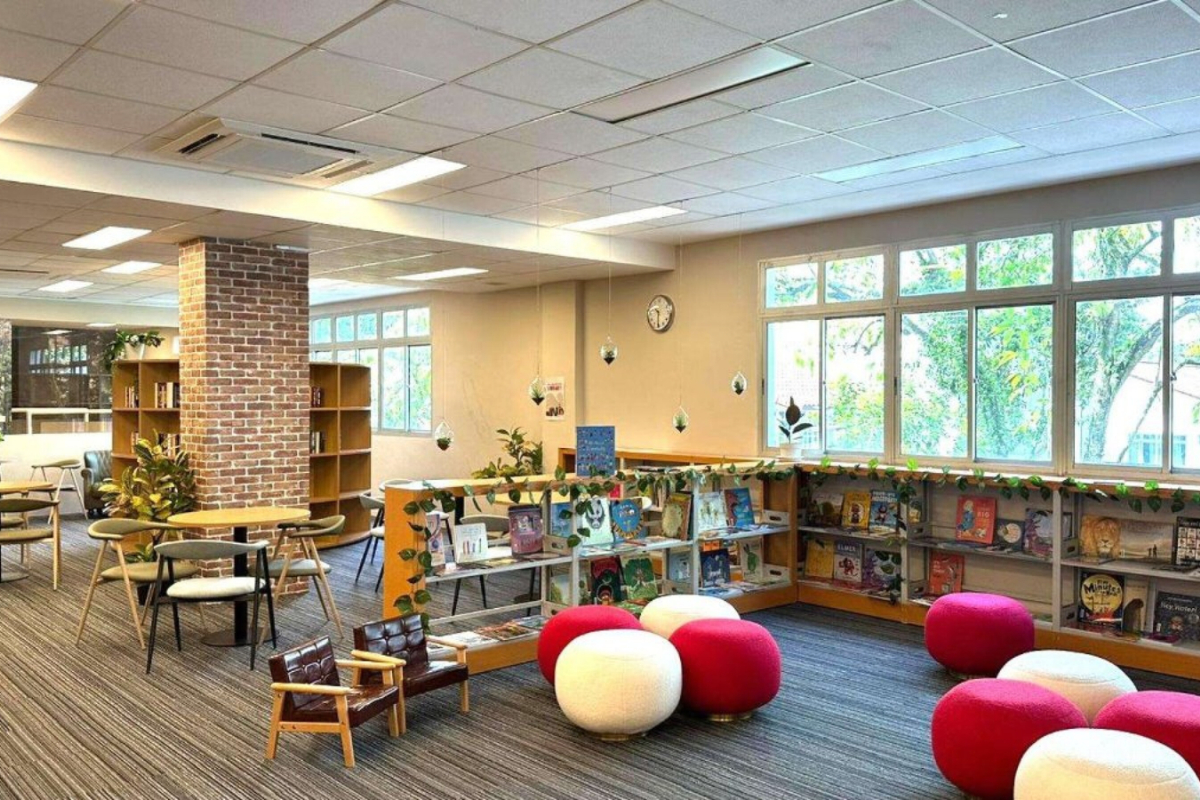 An interior learning space at The Perse School Singapore supports pupils’ everyday school experience